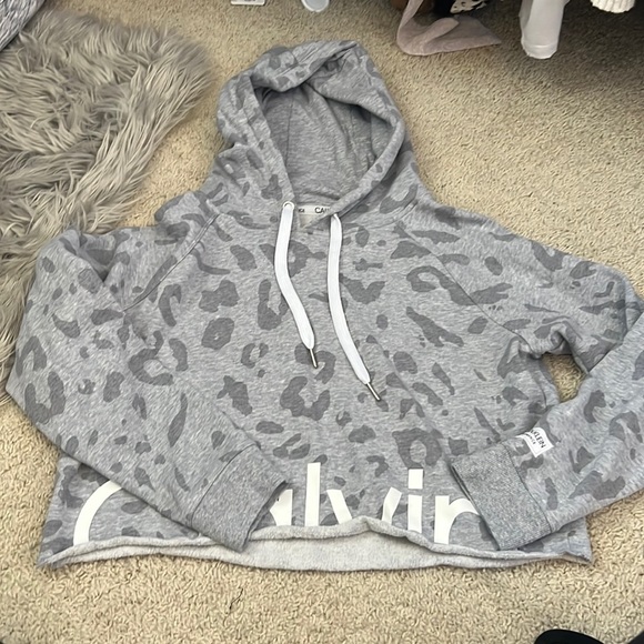 Calvin Klein cropped hoodie - Picture 1 of 3